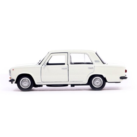 VAZ-2101 metal machine 12 cm, inerts, white 2101-12-wh (72)-1
