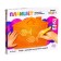 The training tablet "Magnetic drawing", orange color, 375 holes
