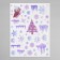 New Year Street Interior Color "Eagle and Snowflakes" 30x40 cm