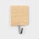 Hooks self -adhesive fraction "wooden squares", 3 pcs, color light wood