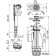 The ALCAPAPLAST SA08ASK 1/2 ’Chrom, with a double button, inlet A18 1/2, A08A.
