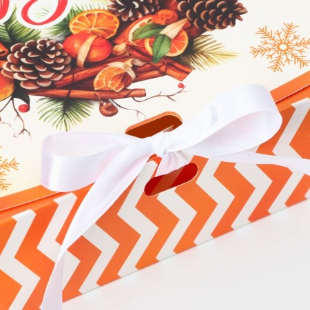 New Year. Gift New Year's folding, packaging, “Happy New Year”, 20 × 18 × 5 cm.-2