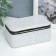 Casket to the leatherette for jewelry "Small squares. Silver" 6x7x12 cm