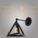 Sconces "Pyramid" 1HE27 40W Black 25x30x30 cm