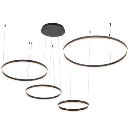 LED LED LED Planetary 4XLED 134W, size 80x80x30-130 cm, black color