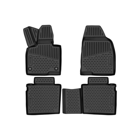 3D mats in the salon for FAW Bestune T99 2023 - 4 pcs.