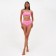 Female swimming trunks Minaku Brazilians, pink color, size 44