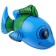 Inflatable toy "fish", 40 cm, color mix