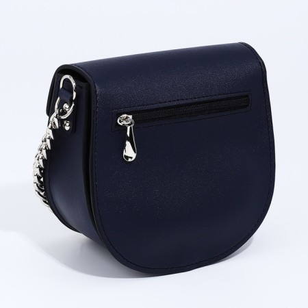 Women's bag Textura, messenger, small size, blue color-2
