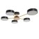 Light 35434/5 LED 120W 3000-6000k black-gold 64x78x13.5 cm Bayerlux