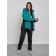 Ski jacket women, size 42, dark green color