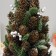 Artificial Christmas tree with cones "Winter Magic" desktop, in a bag, 30x16 cm