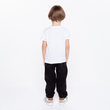 Baby trousers, black color, height 134 cm-3