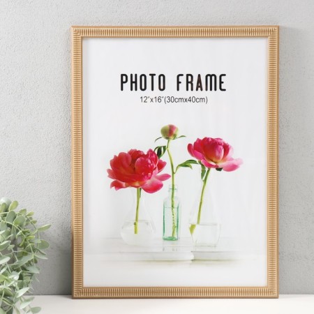 Photo frame plastic 30x40 cm "Extended wood rhombus" 32x42 cm