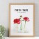 Photo frame plastic 30x40 cm "Extended wood rhombus" 32x42 cm