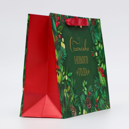 New Year. Gift package "Happy New Year", 32 x 26 x 12 cm.-1