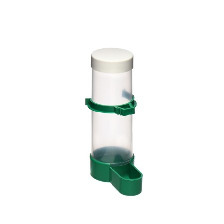 Drive/bird feeder with a lid of 4 x 13 cm, 150 ml, green-1