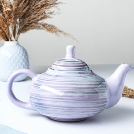 Teapot "Medium crumb" 1l / 13x14cm, lavender-2