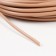 Smooth artificial rattan 6 mm 100 m half a pipe (beige)