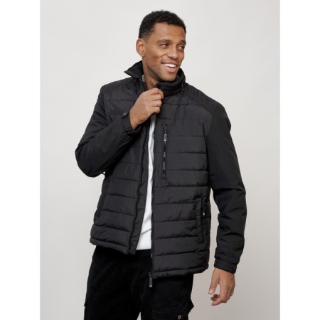 Male spring jacket, size 54, black color-8