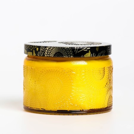 Aromatic candle in the bank "Borneo amber", 5x7 cm, amber-5