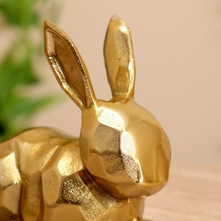Souvenir "Hare" aluminum 14x7x13 cm-4