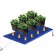 Electric heating rug for seedlings, 52 × 25 × 1.5 cm, color mix