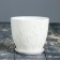 Flower Pot "Courage" (white) No. 3 High oval 1.5l