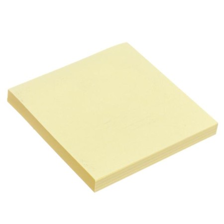 Block with a sticky edge of 76 mm x 76 mm, 80 sheets, pastel, yellow-1