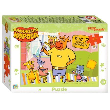 Puzzle "Orange Cow", 54 elements, mix