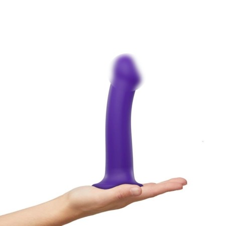 STRAP-ONE DILDO DULDO DENSITY SEMI-REALISTIC Fallowing, purple l, 19 cm-2