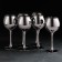 A set of glasses for wine "Silver", 280 ml, 6 pcs, silver color