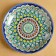 Largan Rishtan ceramics "Patterns", 25 cm, blue