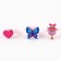 Ring 3 pcs with a tattoo "Beautiful fairy" 8 x 12 cm