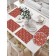 Set of napkins for setting the table "Grandfather Frost with gifts", rectangular, size 32x46 cm, 4 pcs