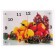 Carty clock is wall-mounted, interior "fruits", silent, 25 x 35 cm