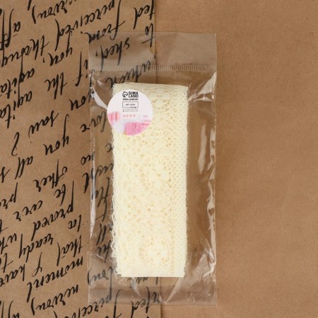 Capricon lace, 40 mm × 10 ± 1 m, milk color-3