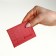 Cartholder, Textura, red color