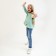 Svitshot for a girl with a kAFTAN "Basic Line" size size 30 (98-104), mint color