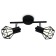 STAST NASTING AM AMBRELLA LIGHT, TRADILENAL, TR8621, 2HE27, black color, chrome