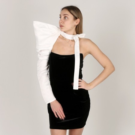 Carnival accessory - sleeve + voluminous shoulder, white color + surprise-1