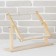 Fig a heels for embroidery, 30 × 30 cm, with a stand, color light wood