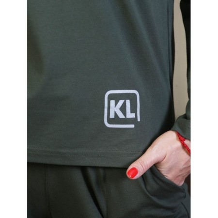 Trouser suit, size 44, khaki color-5