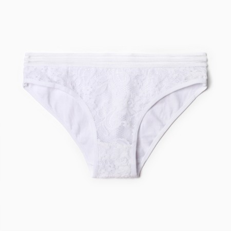 Panties female color white, size 46-48