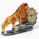 Tables table, fireplace "lion", 30.5 x 7 x 17.5 cm, d dial - 8.5 cm