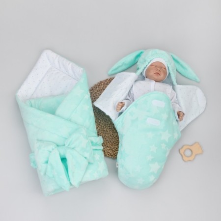 Set for discharge Demi-season Kinderlitto Star Paths, 5 items, height 50-56 cm, mint color-1