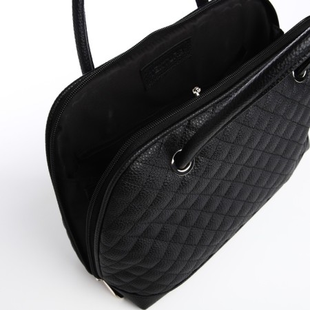Female bag Textura, tout, average size, black color-6
