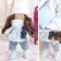 Sewing kit. Interior doll "Katti", 30 cm