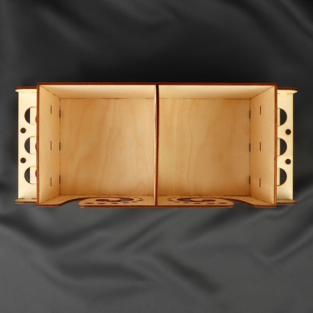 Gluminal room-organizer, 32 × 13 × 18 cm, beige color-3