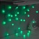 Garland “thread” 5 m with nozzles “Green Hedgehogs”, IP20, Transparent Thread, 30 LED, Green Glows, 8 modes, 220 V